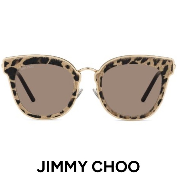Jimmy Choo Accessories - Jimmy Choo Nile/S Animal Print Sunglasses